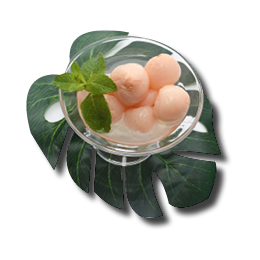Litchis au sirop